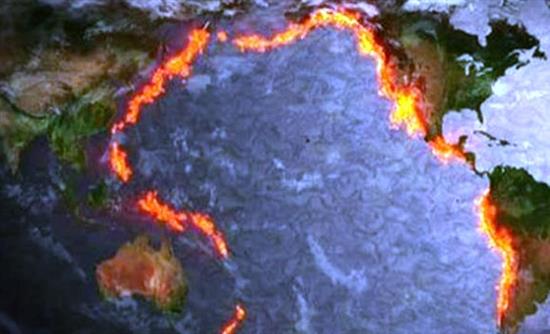 Το “δαχτυλίδι της φωτιάς” στον Ειρηνικό με τα 452 ηφαίστεια